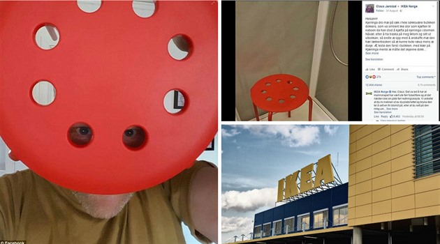 Kuriózní stínost na výrobek z IKEA.