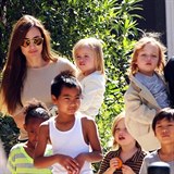 Angelina Jolie bojuje s Bradem o dti, kter spolen vychovvali