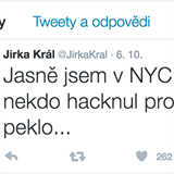 JI Krl si postoval na twitteru