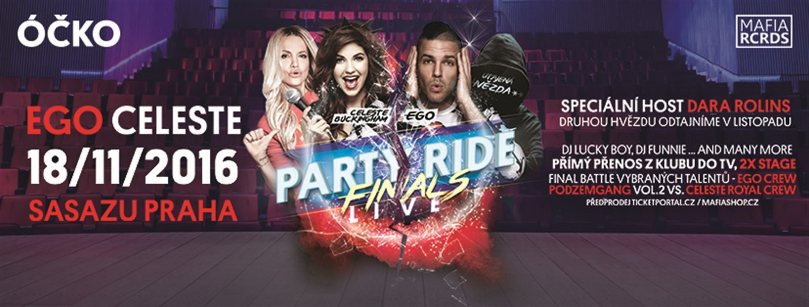 Party Ride Live finals v SaSaZu
