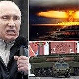 Vladimr Putin pedstavil svtu novou nejniivj atomovou bombu zvanou Satan....