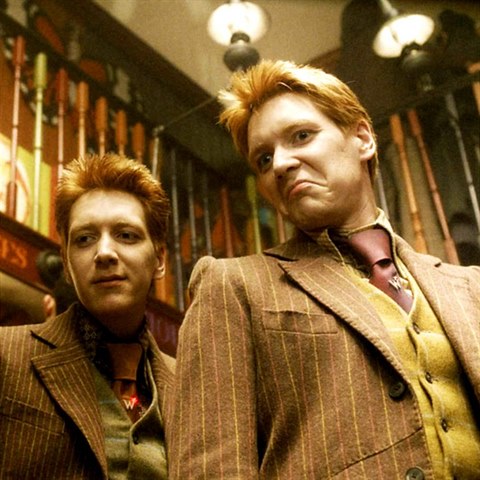 Role komickch dvojat Weasleyovch bratry proslavila.