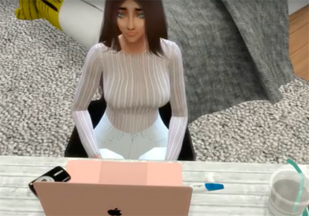 V Sims je populární teen thotenství.