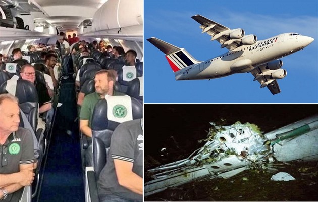 V Kolumbii havarovalo letadlo na palub s brazilským fotbalovým týmem...