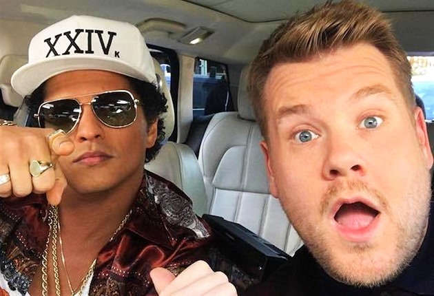 Bruno Mars a James Corden