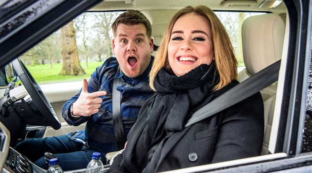 Adele a James Corden