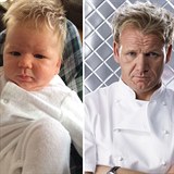 Drsn kucha Gordon Ramsay a jeho dtsk dvojnk.