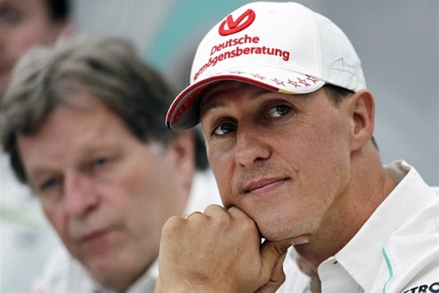 Policie vyetuje mue, který médiím nabízí fotografii Michaela Schumachera.