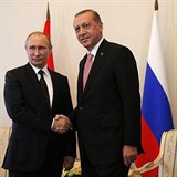 Rusk prezident Putin s halvou Turecka Erdoganem.