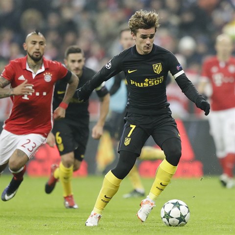 Antoine Griezmann, Francouz ve slubch Atltika Madrid.