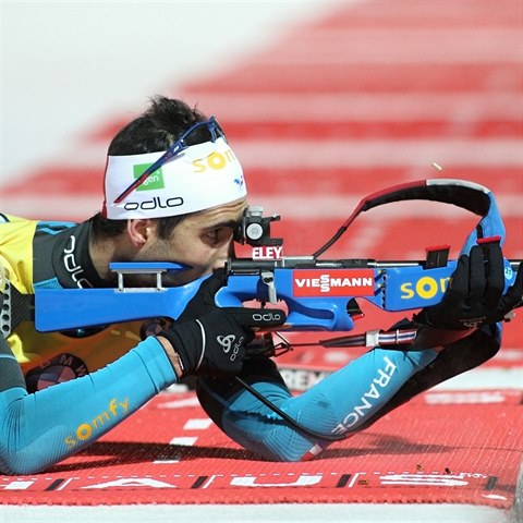 Francouz Martin Fourcade ovldl tvrten zvod ve sprintu.