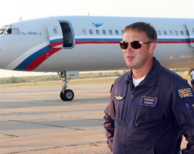 Roman Volkov, pilot ruského letadla Tu-154, které spadlo do moe po...