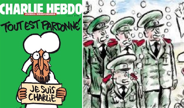 Francouzský satiristický magazín Charlie Hebdo po muslimech pobouil i Rusy. Ty...