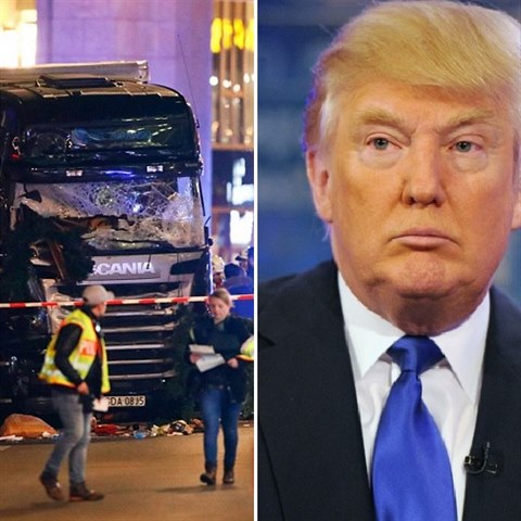 Americk prezident Donald Trump oste odsoudil teroristick tok v Berln....