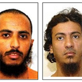 Galerka nejhorch vz Guantnama. Mezi nimi jsou Mohammad al Ansi, bodyguard...