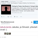 Romancovov se evident velmi ptel s analytikem Jakubem Jandou.