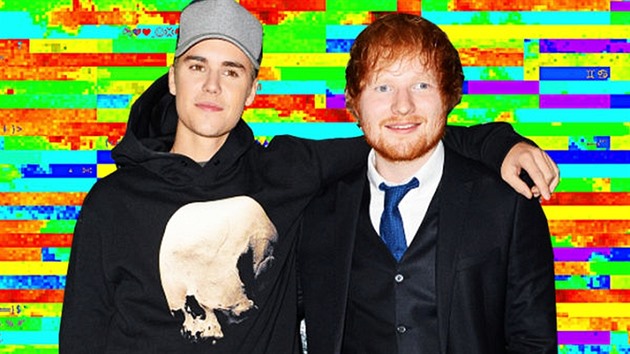 Justin Bieber a Ed Sheeran