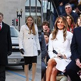 Vojci Greg Lowery a Sara Coryov jako prezidentsk pr Donald a Melania...