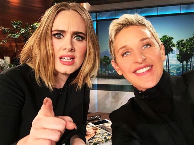 Adele a Ellen DeGeneres