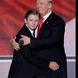 Donald Trump se zastal svho desetiletho syna Barrona, kter se stal terem...