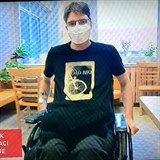 Michal Janak skonil na invalidnm vozku.