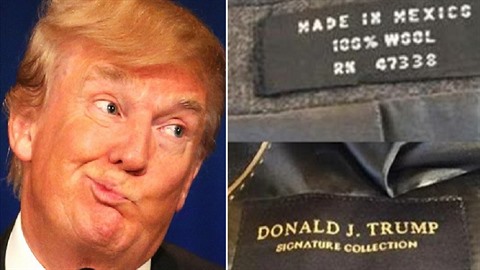 Donald Trump se prezentuje jako velký patriot, který by chtl vechno nakupovat...