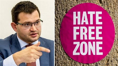 Ministr pro lidská práva Jan Chvojka hájí svj zámr ukonit projekt HateFree...