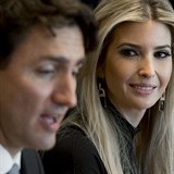 Americk prvn dcera Ivanka Trumpov mohla na Trudeauovi oi nechat. e by...