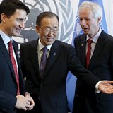 Pro generlnho tajemnka OSN Pan Ki-Muna byl Trudeau jednm ze sttnk,...