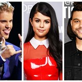 Justin Bieber / Selena Gomez / The Weeknd