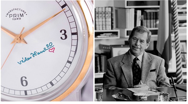Václav Havel se po smrti dokal své vlastní edice hodinek. To je tedy pocta.
