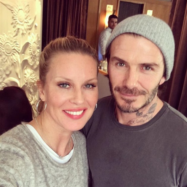 Simona Krainová se v Paíi setkala s Davidem Beckhamem.