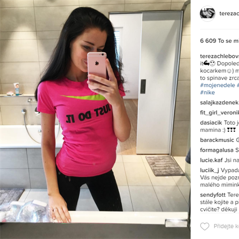 Žádné výmluvy. Tereza šla po porodu do sebe.