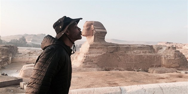 Will Smith navtívil Egypt.
