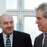 Ivo Svoboda (vlevo) byl ministrem financ v Zemanov vld.