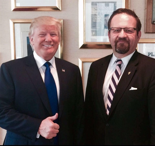 Trump a Gorka