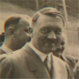 Hitler na neznmch snmcch z fotoalba Evy Braunov.