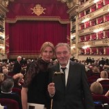 Karel Gott s Ivankou v Itlii navtvili operu La traviata v legendrn...