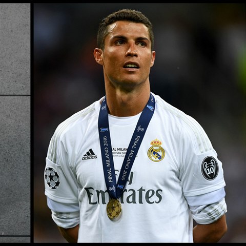 Ronaldo a jeho bezva socha. Slu jim to, ne?