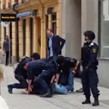 Policie zatk mue v centru Stockholmu