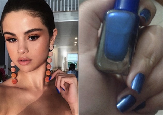 Selena se objevila na premiée s modrými nehty a fanouky to inspirovalo...