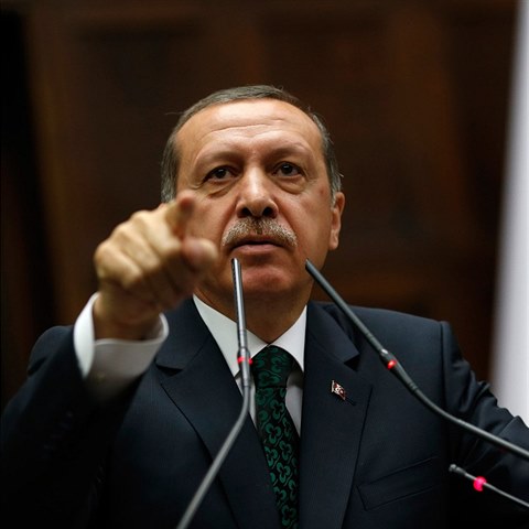 Tureck prezident Recep Tayyip Erdogan