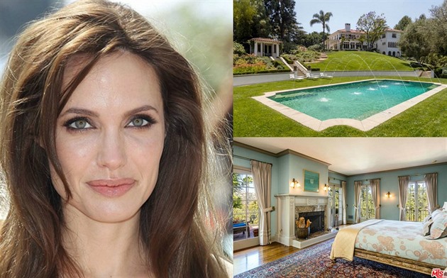 Angelina Jolie míí do nového bytu.
