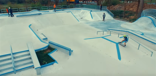 Tak takhle vypadá skatepark v Suicích.