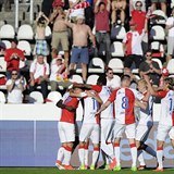 Slavia porazila v polsednm kole Brno a je mistrem.