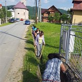 Romov v obci ir na slovensko-polskm pomez