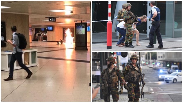 V Bruselu se terorista pokusil odpálit, policisté ho vas znekodnili.