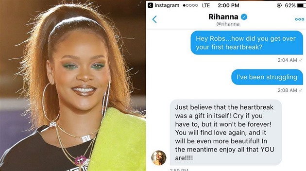 Rihanna pomohla svému fanoukovi.