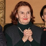 Eva Holubov na premie filmu Manel na hodinu v prosinci 2016.