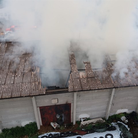 Por skladu sena v Makov u Jistebnice na Tborsku.